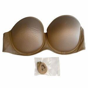 ThirdLove Strapless Microfiber Nude Bra with Attachable Straps size 40B NWOT